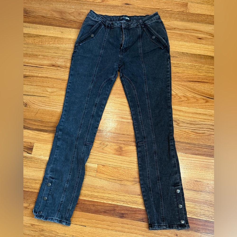 Fashion Nova Women's Black Denim Jeans